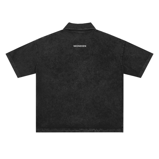 Ichigo Snow-Washed Polo T-Shirt