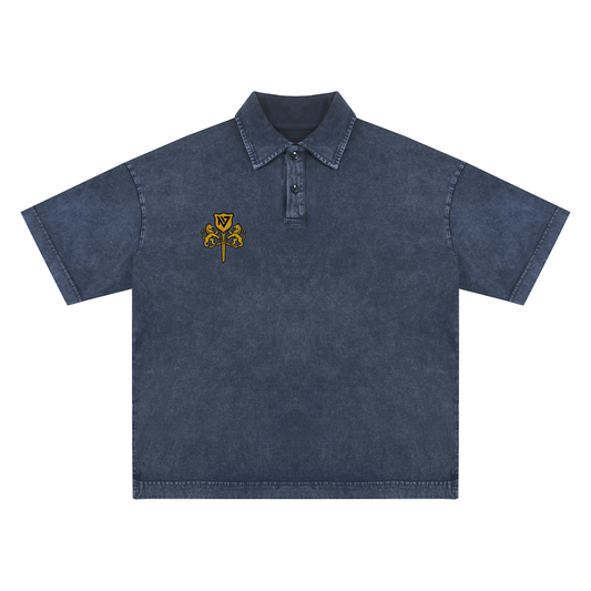 Ichigo Snow-Washed Polo T-Shirt