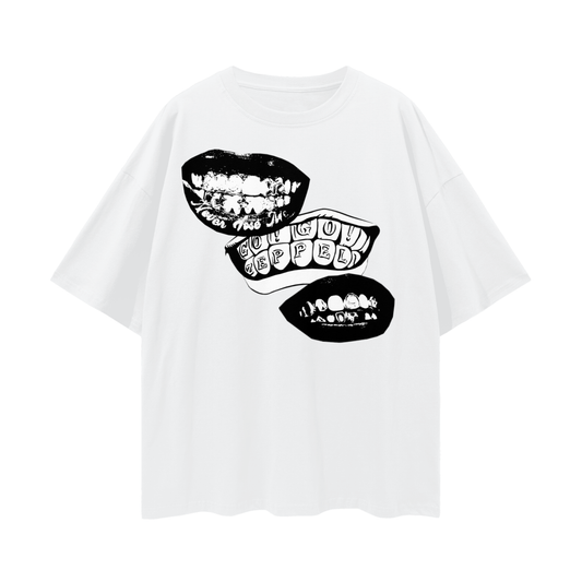 Oversize Gyro Zeppeli mouth Tee