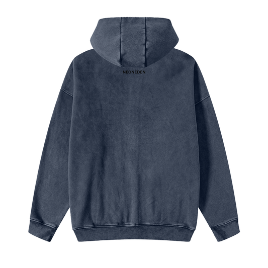 Ichigo Snow Washed Zip-Through Hoodie