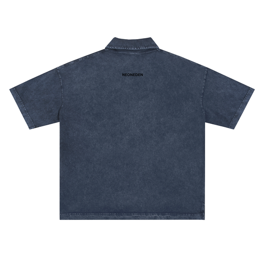 Ichigo Snow-Washed Polo T-Shirt